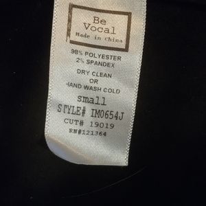 Be Vocal Fringe Vest Small